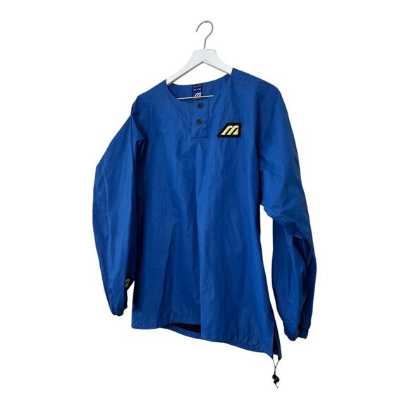 Vintage Mizuno Jacket Polyurethane Baseball Cage Warm Up Size Large - Picture 3 of 9